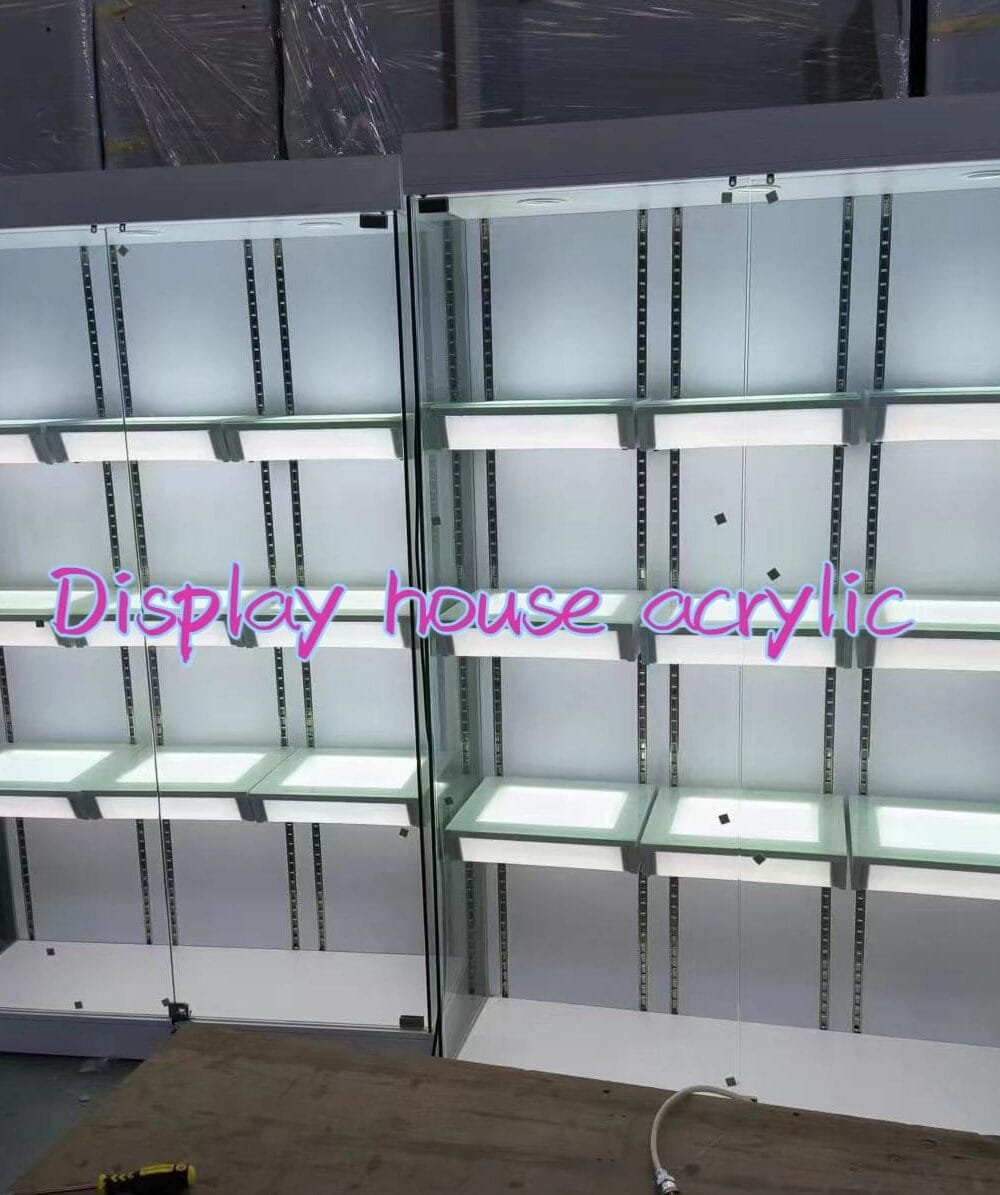 發光層板展示櫃 家用手辦展示櫃