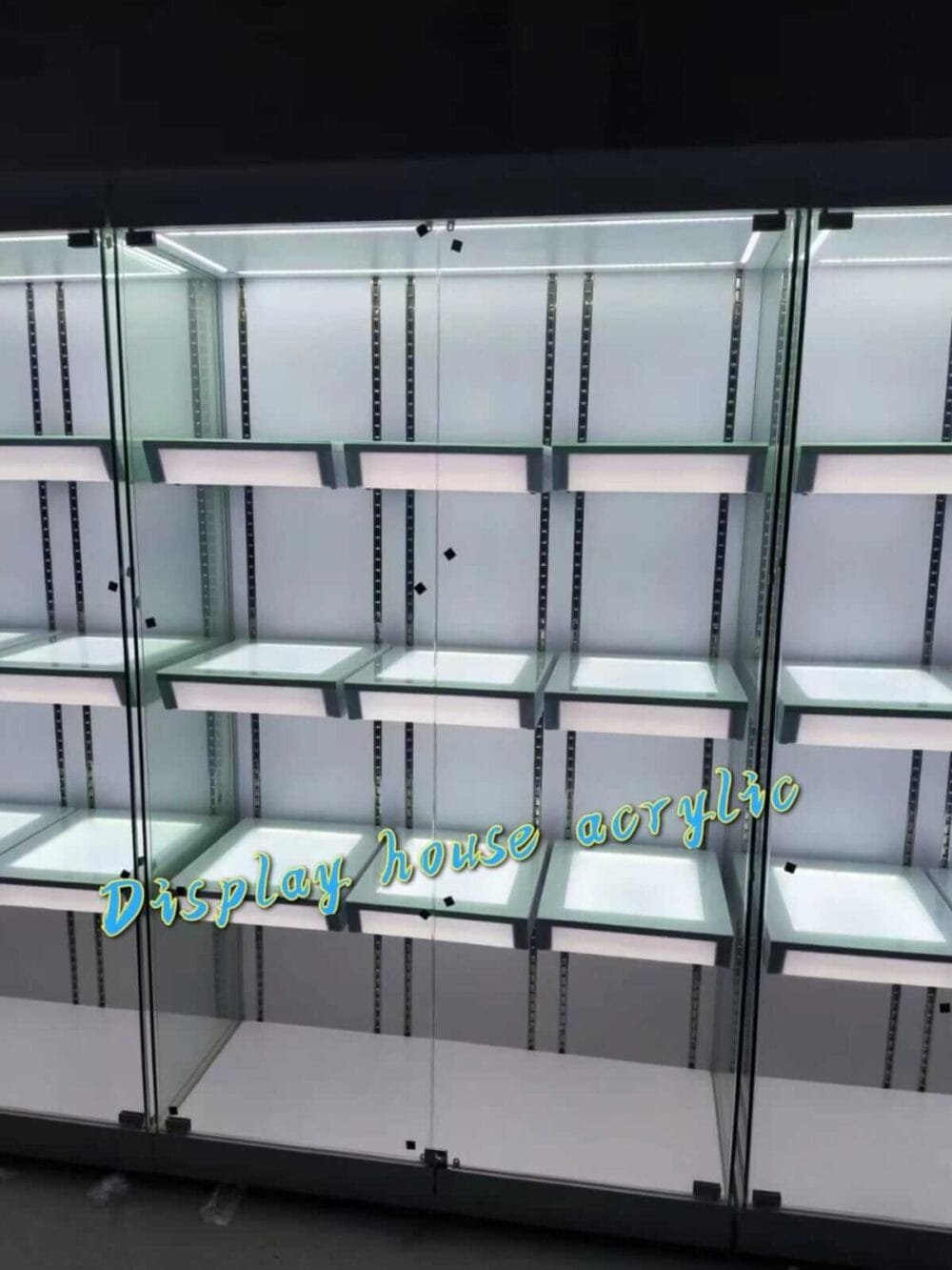 發光層板展示櫃 家用手辦展示櫃