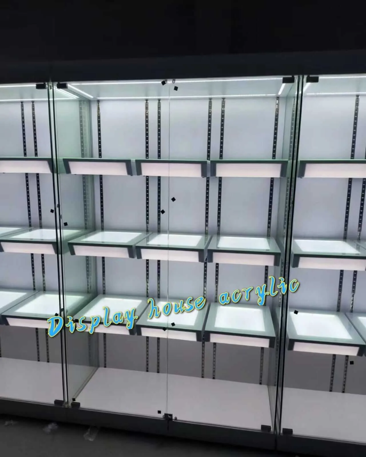 發光層板展示櫃 家用手辦展示櫃